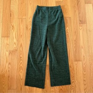 Zara green soft feel pants